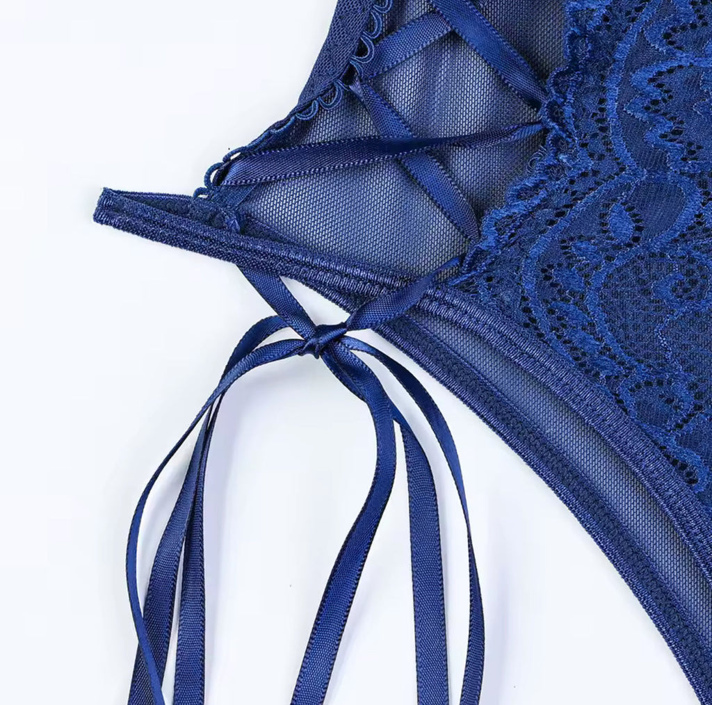 Royal Midnight Lingerie Set