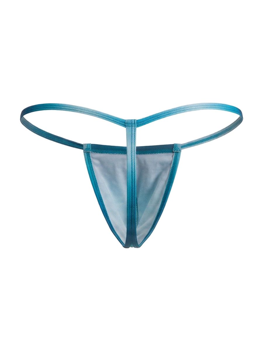 CandyMan 9586 Men's Underwear Mini G-String Color Blue Print