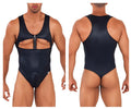 CandyMan Men's Underwear 99728X Work-N-Play Bodysuit Color Black