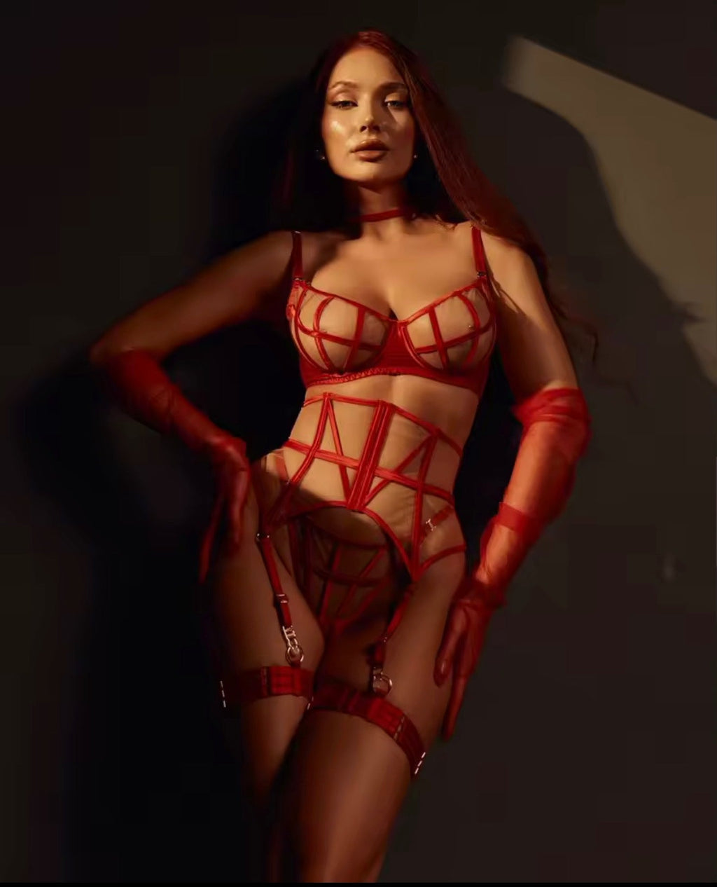 Clara Strappy Lingerie Set