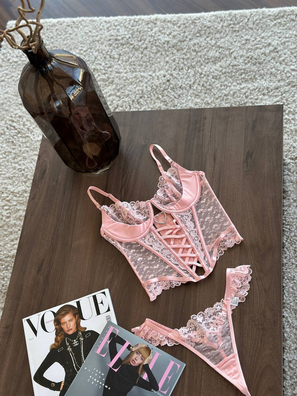 Blush Desire Lingerie Set