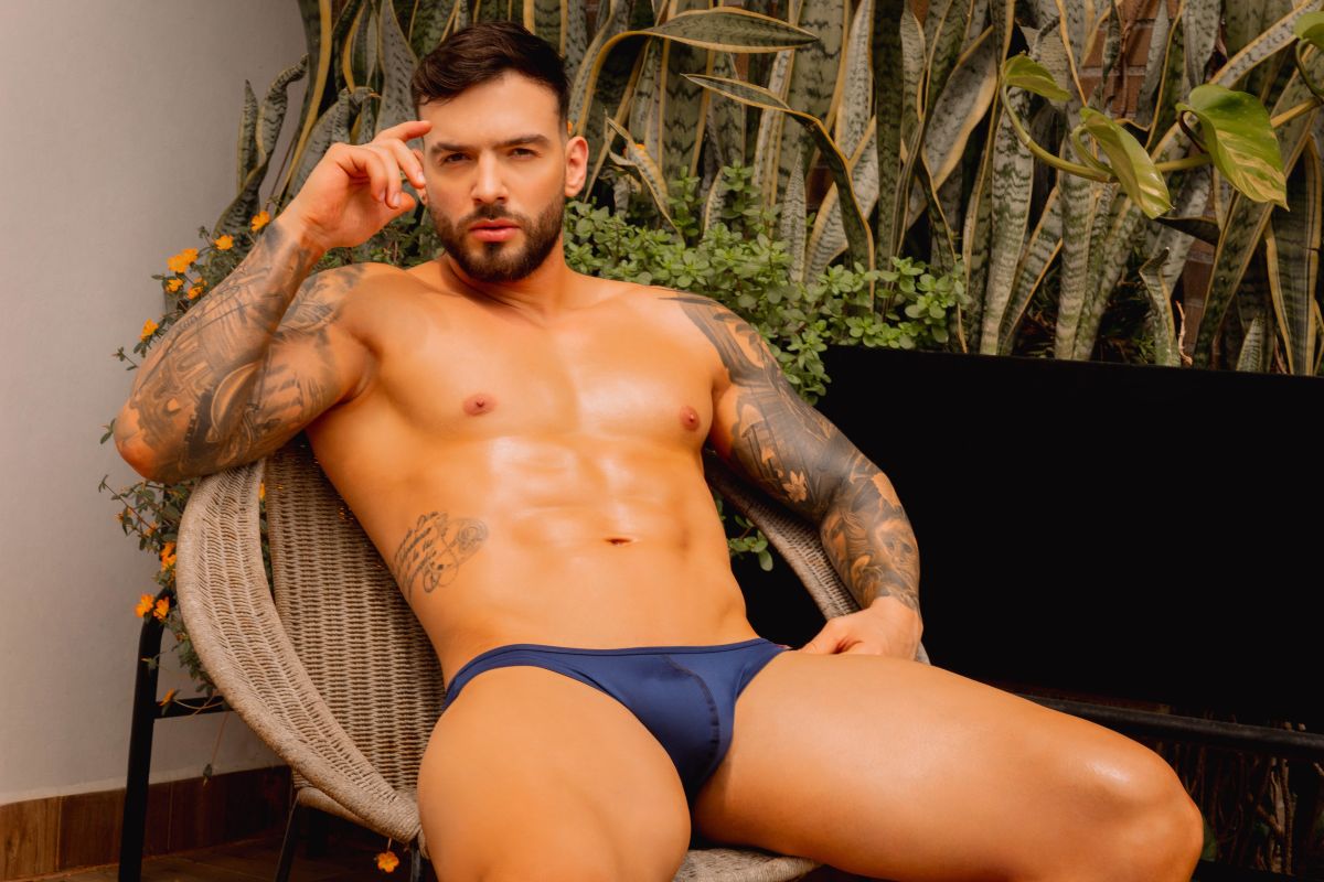 JOR 2455 Men's Underwear Origin Sleek Comfort Briefs Color Blue