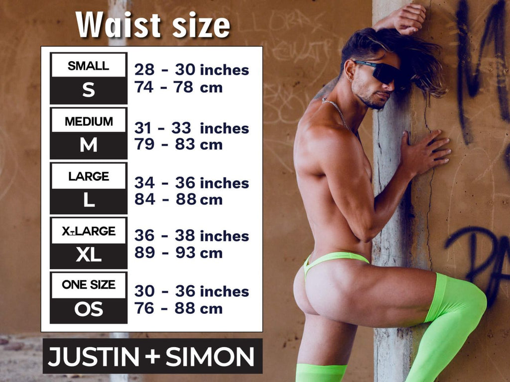 JUSTIN+SIMON Men's Underwear XSJBU02 Bulge Thongs Color Ochre