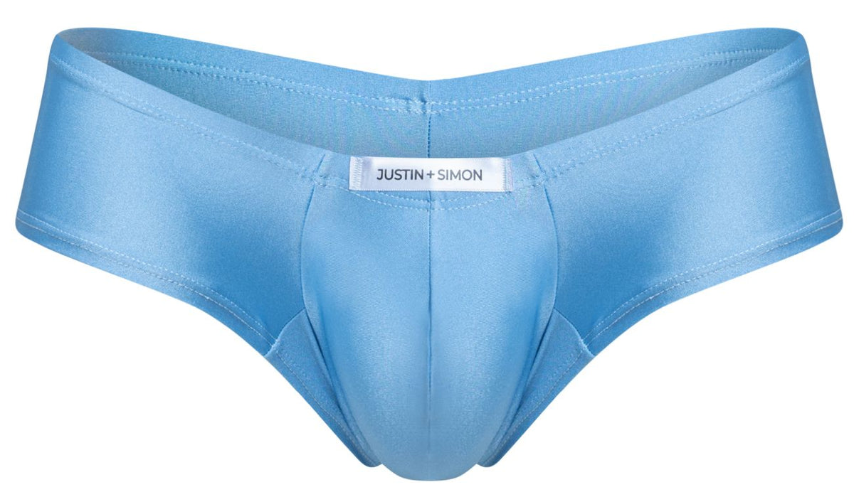 JUSTIN+SIMON Men's Underwear XSJ13 Cheeky Bulge Boxer Color Baby Blue