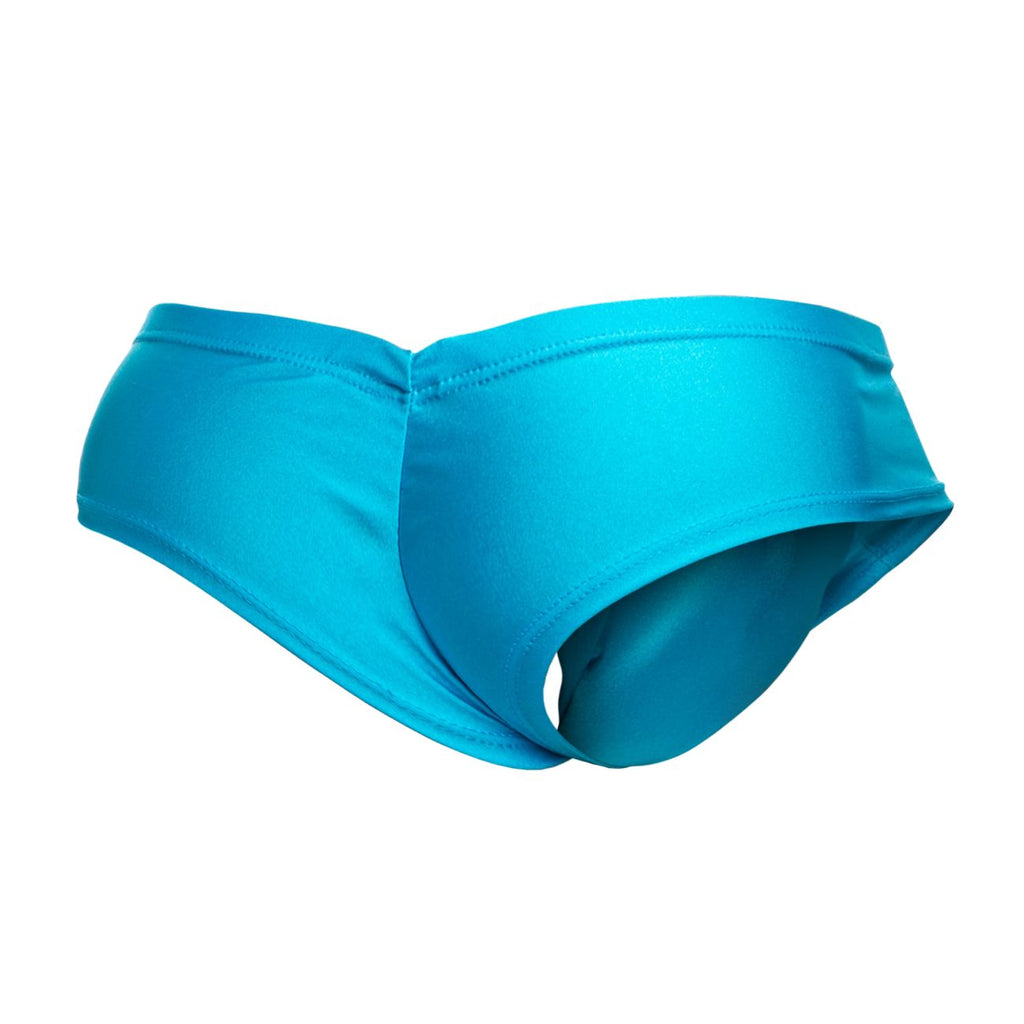 JUSTIN+SIMON Men's Underwear XSJ22 Cheek Briefs Color Turquoise