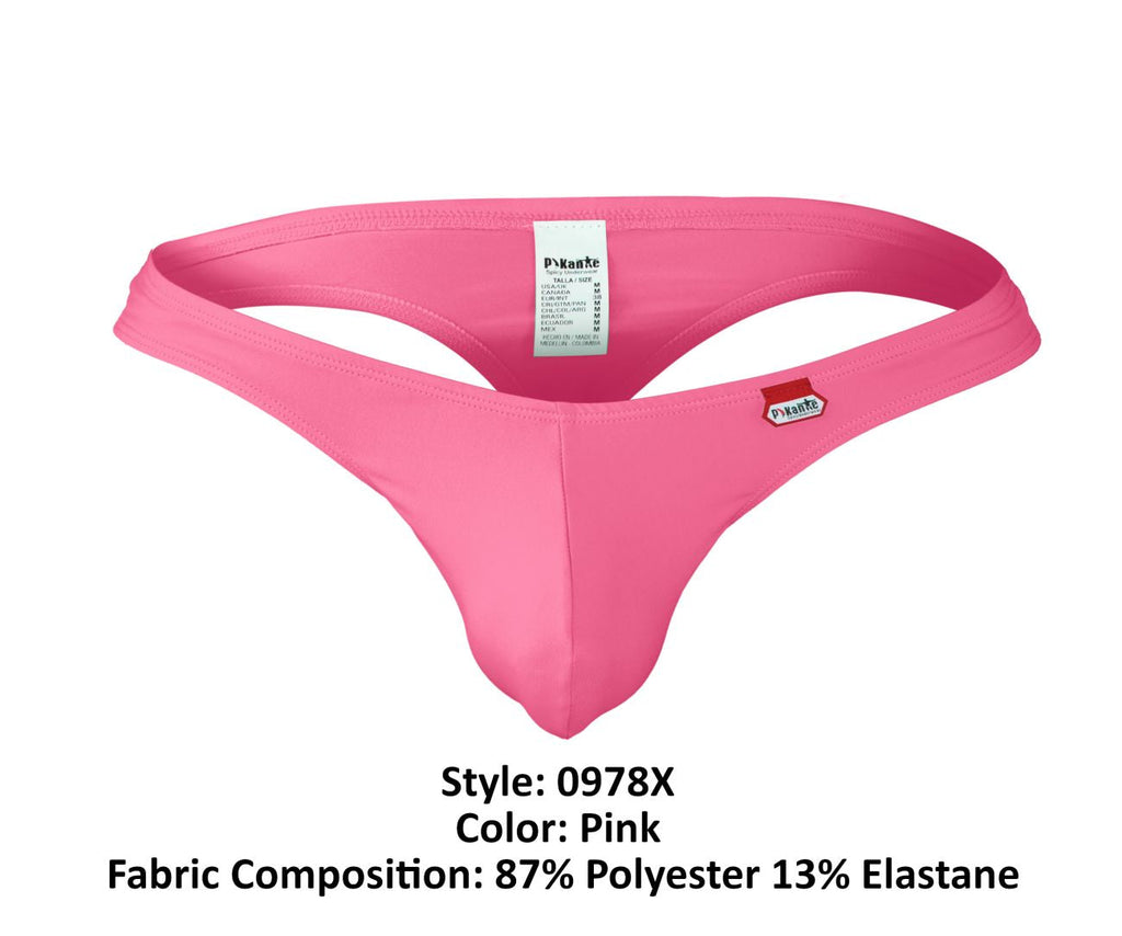 Pikante Men's Underwear PIK 0978X Angola Thongs Color Pink