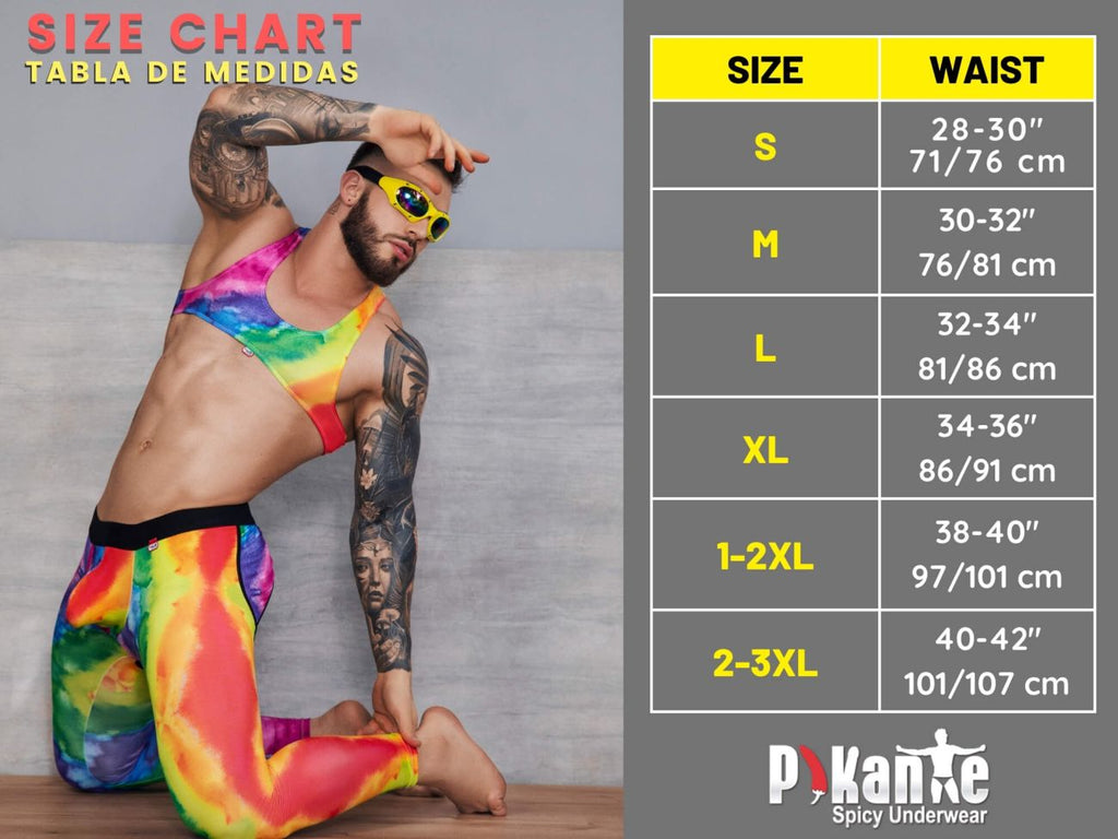 Pikante Men's Underwear PIK 0976X Angola Trunks Color Black