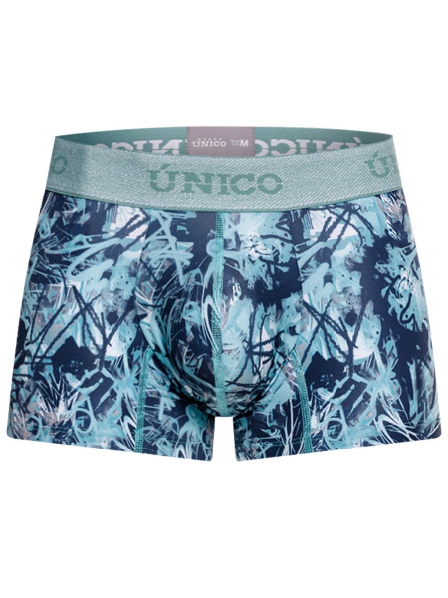 Mundo Unico Men's Underwear 26040100112 Tags Trunks Color 43-Blue