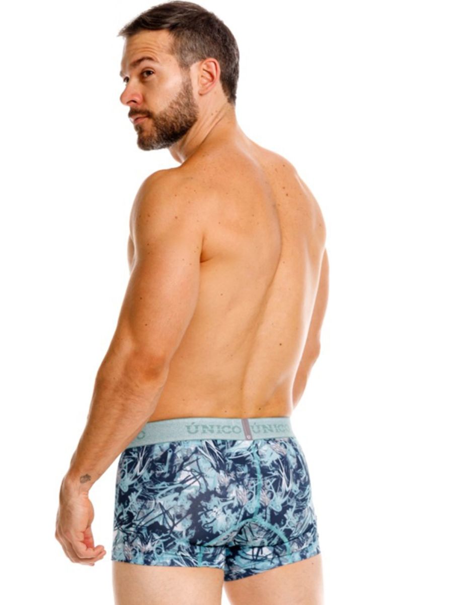 Mundo Unico Men's Underwear 26040100112 Tags Trunks Color 43-Blue