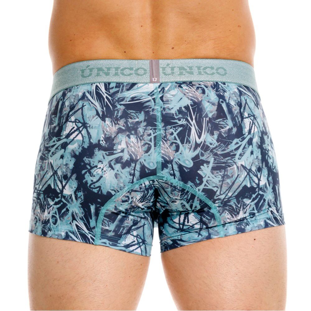 Mundo Unico Men's Underwear 26040100112 Tags Trunks Color 43-Blue