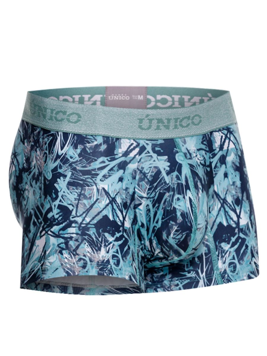 Mundo Unico Men's Underwear 26040100112 Tags Trunks Color 43-Blue