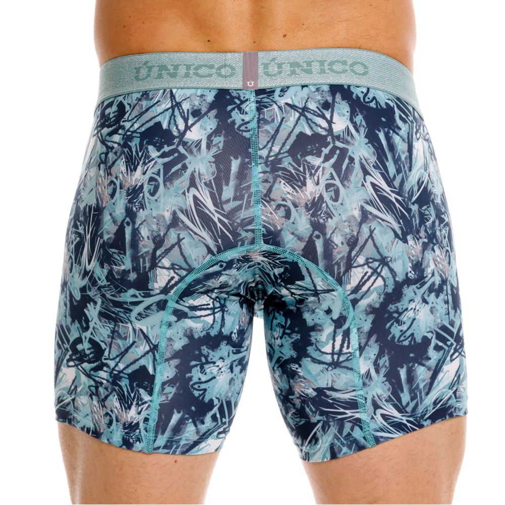 Mundo Unico Men's Underwear 26040100212 Tags Boxer Briefs in Color 43-Blue