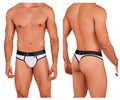 Xtremen Men's Underwear 91101X Microfiber Thongs Color White