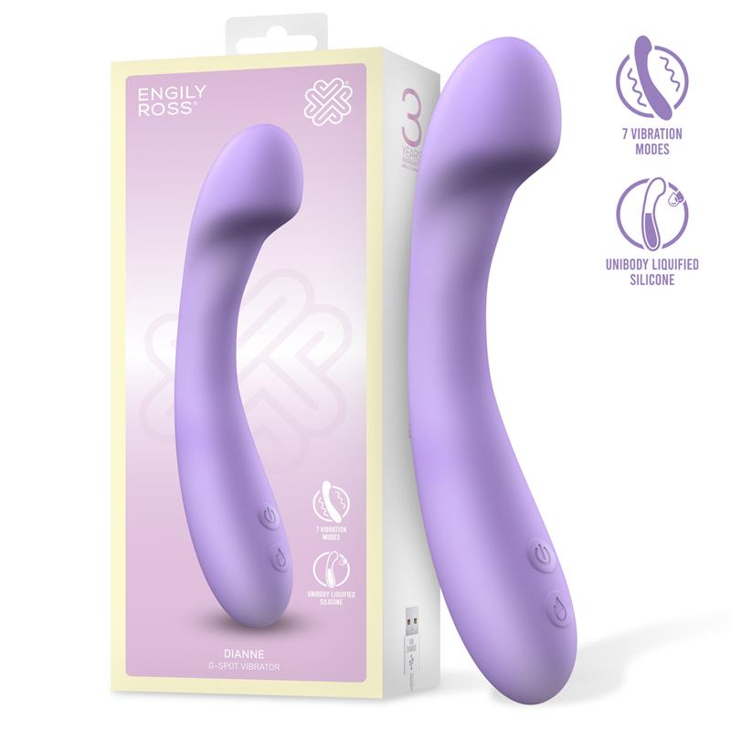 ENGILY ROSS - DIANNE VIBRADOR SILICONA LÍQUIDA UNIBODY PUNTO G FLEXIBLE USB