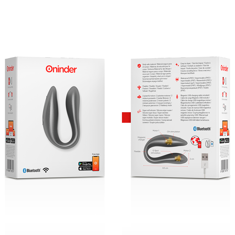 ONINDER - LISBOA ESTIMULADOR PUNTO G & CLÍTORIS - APP GRATUITA