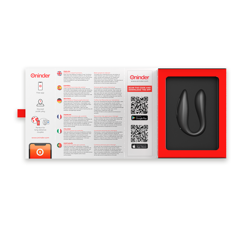 ONINDER - LISBOA ESTIMULADOR PUNTO G & CLÍTORIS - APP GRATUITA