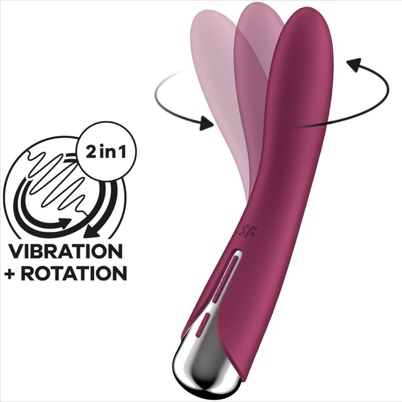 SATISFYER - SPINNING VIBE 1 VIBRADOR ROTADOR G-SPOT