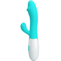 PRETTY LOVE - SNAPPY VIBRADOR PUNTO G VERDE AGUA