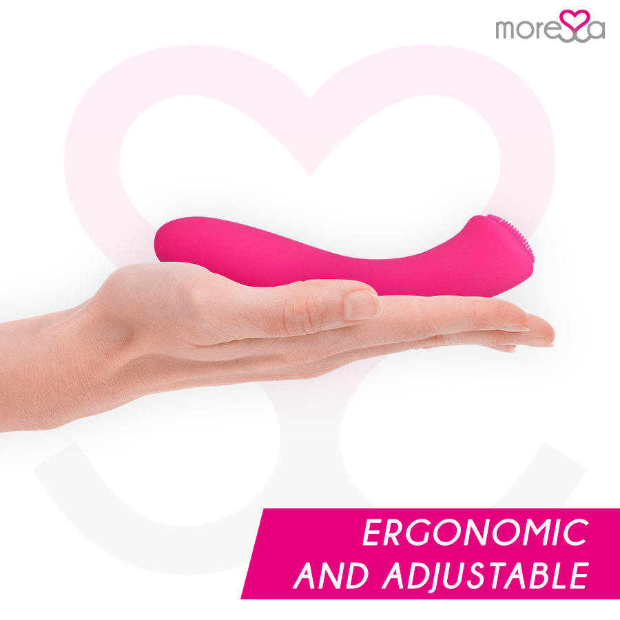 MORESSA - CELSO MASAJEADOR DUO PUNTO G Y SUERO PELVICO PREMIUM SILICONE RECARGABLE