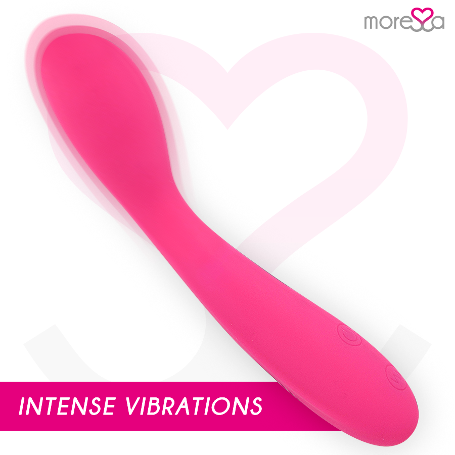 MORESSA - DRUSO MASAJEADOR DUO PUNTO G Y SUERO PELVICO PREMIUM SILICONE RECARGABLE