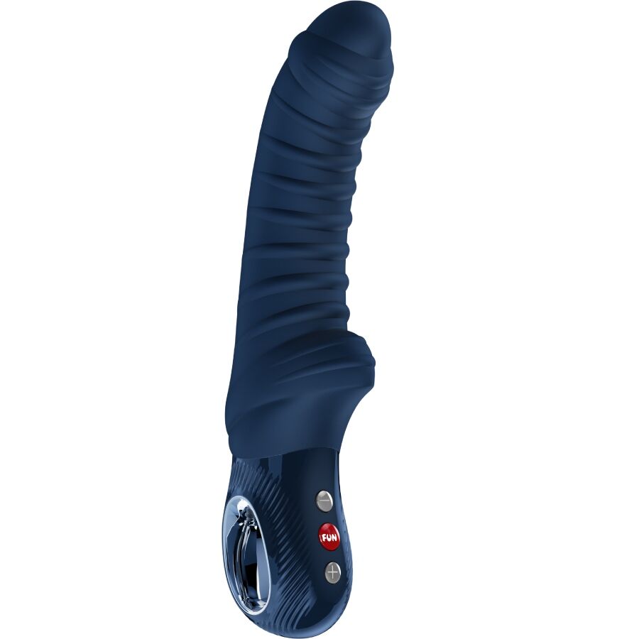 FUN FACTORY - TIGER VIBRADOR PUNTO G AZUL OSCURO