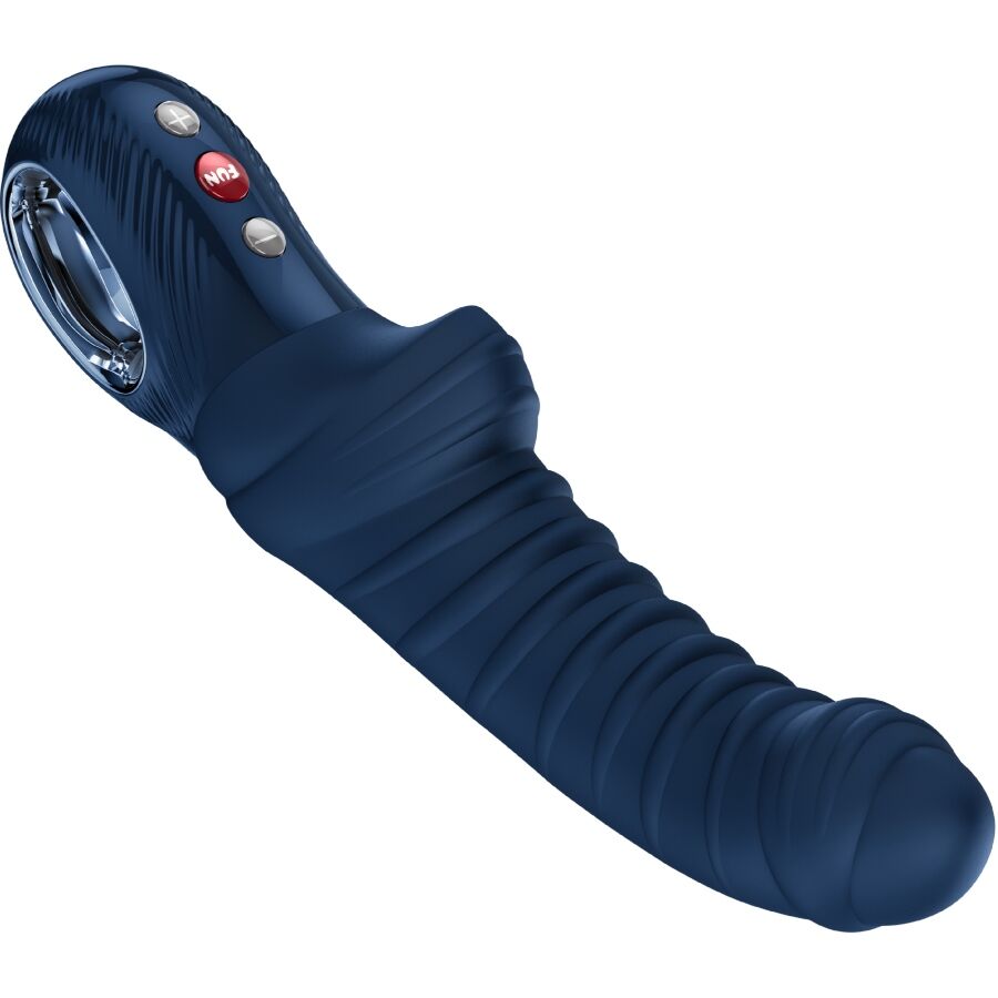 FUN FACTORY - TIGER VIBRADOR PUNTO G AZUL OSCURO