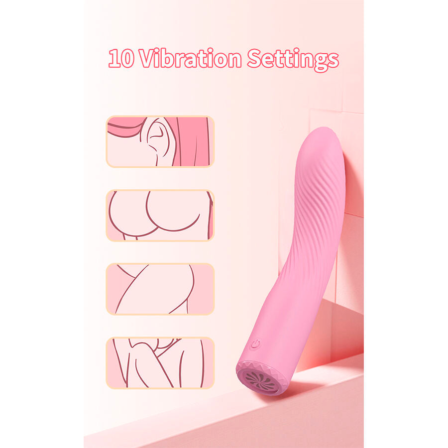 PRETTY LOVE - KISELL VIBRADOR PUNTO G ROSA
