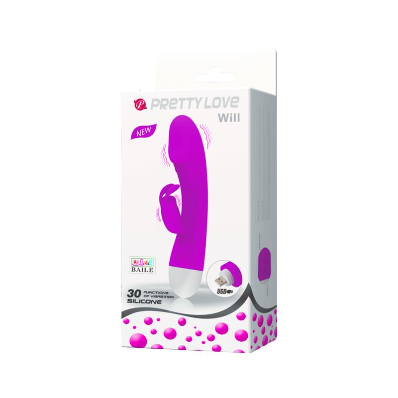 PRETTYLOVE - PRETTY LOVE VIBRADOR WILL COLOR PÚRPURA