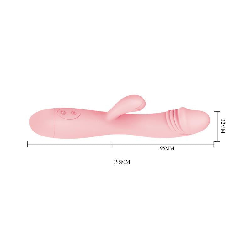PRETTYLOVE - VIBRADOR SNAPPY RECARGABLE COLOR NATURAL